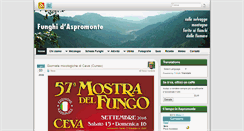Desktop Screenshot of funghidaspromonte.it